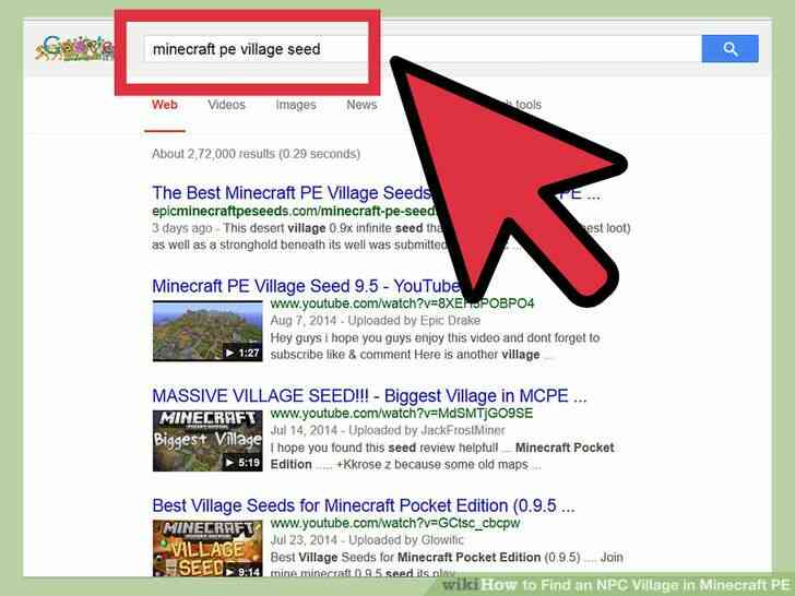Image intitulé de Trouver un PNJ du Village dans Minecraft PE Étape 2